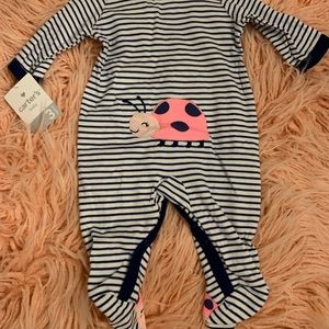 Baby Girls Ladybug Footie Sleeper by Carters